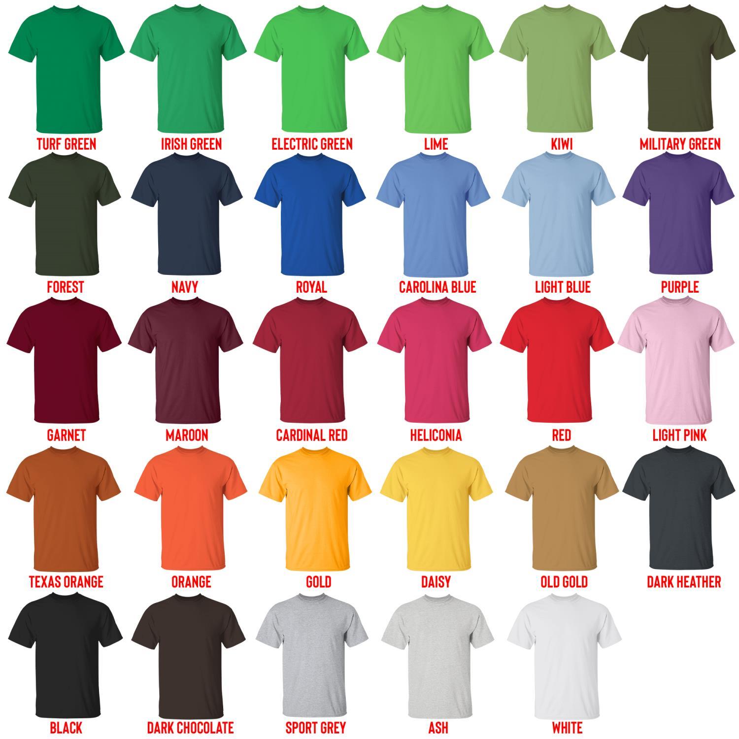 t shirt color chart - Overwatch UK Store