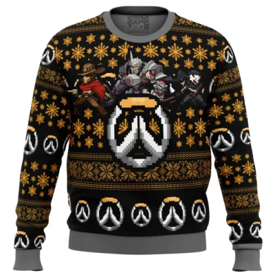 Ugly Christmas Sweater front - Overwatch UK Store